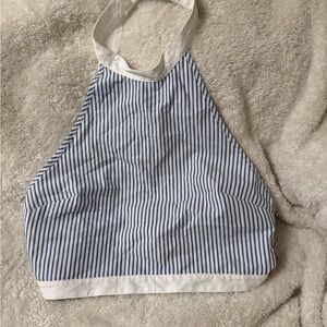 ZARA Striped Halter Top